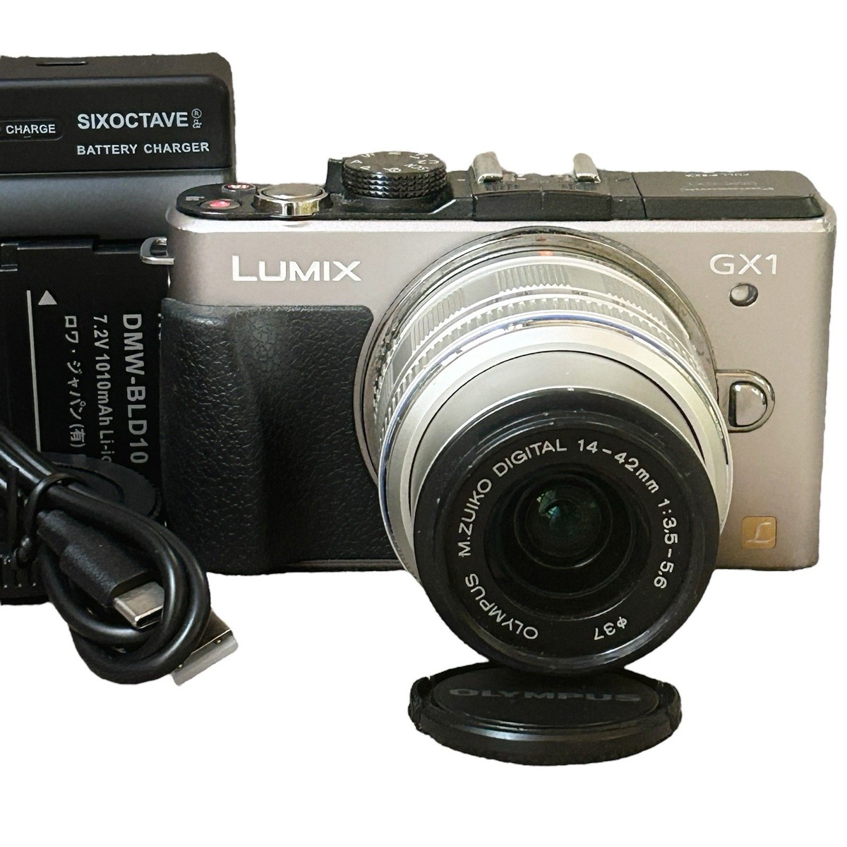 Panasonic LUMIX DMC-GX1X Digital Camera Silver (Kit 14