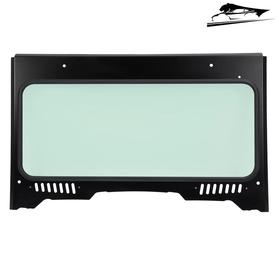Front Windshield For Honda Pioneer 1000 Deluxe/1000-5 Deluxe 2016-Up Steel+Glass Foto 2 de 4