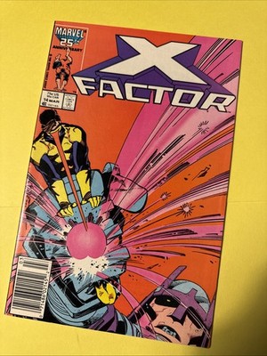 X-Factor #14 KEY Angel Wings Amputated Marvel X-Men Comic Book 1987 Newsstand
