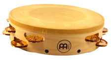MEINL Artisan Edition Calf Skin Tambourine Dual Rows, Mixed Jingles, 10" R8966