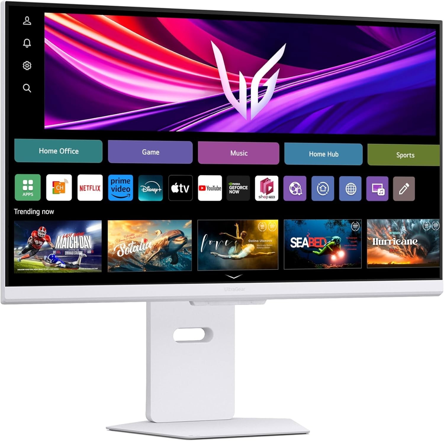 LG Ultragear 32 Inch 4K Ultra HD 144Hz IPS Smart Gaming Monitor, 32G810SA-W