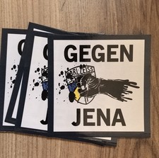 Rot Weiß Erfurt Sticker 25 Stück -Gegen Jana- 