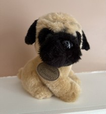 Yomiko Classics Pug Dog Plush Russ Berrie Stuffed Animal