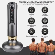 Rechargeable Vacuum Cupping Device 12 Levels Adjustable Anti-Cellulite Massager