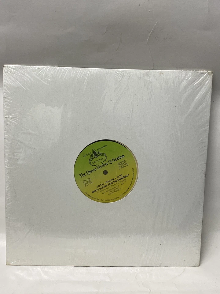 The Queen Mother Q-Nextion – Who's Gonna Save The Children? (12”) SEALED — 第 3/4 张图片