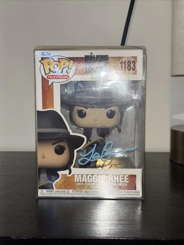 Lauren Cohan Signed the Walking Dead Maggie Rhee Funko Pop #1183