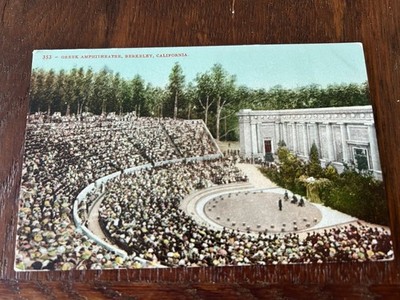 Greek Amphitheatre Berkeley California CA Postcard