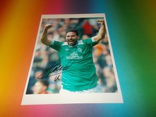 Claudio Pizarro Werder Bremen signed autographed 20x28 photo in person