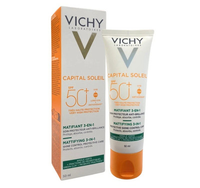 Vichy Capital Soleil Mattifying 3-in-1 Shine Control Care SPF50+ 50ml / 1.7oz