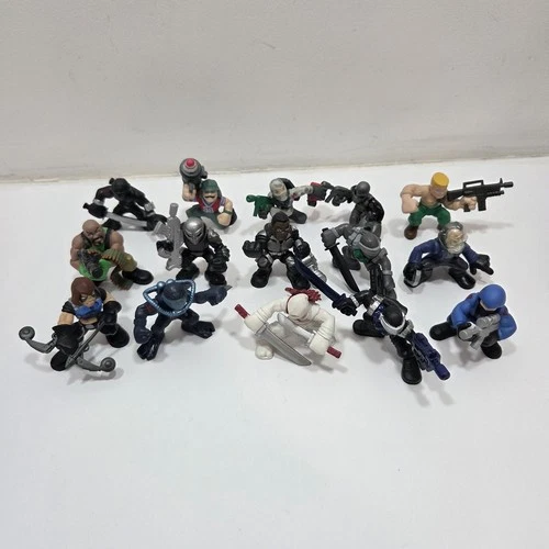 Hasbro GI Joe Combat Heroes Mini Figures Lot of 15