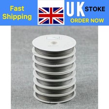 1Roll 0.6mm/ 0.8mm Stainless Steel Wire Craft Bailing Wire Sculpting Wire