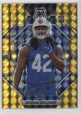 2023 Panini Mosaic Rookies Reactive Yellow Prizm Dorian Williams #317 11pj