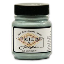 Jacquard Lumiere Metallic Acrylic Paint 2.25oz-Mercury