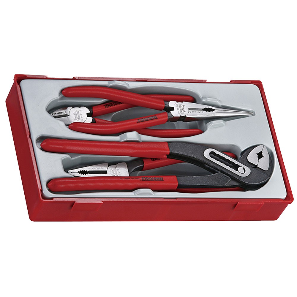 Teng Mega Bite Pliers Set, 4 Piece