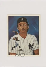 1983 50 Years of New York Yankees All Stars Blue Border Around Back Sparky Lyle
