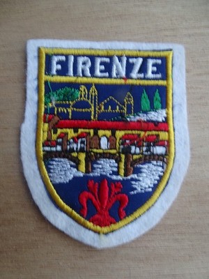 FIRENZE Florenz Patch Aufnäher gestickt / Souvenir Sammlung / siehe Beschreibung