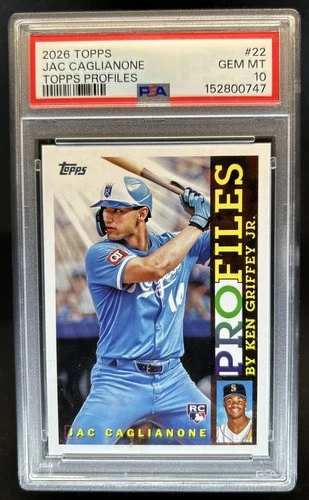 2026 Topps Series 1 Jac Caglianone Base (PSA 10)