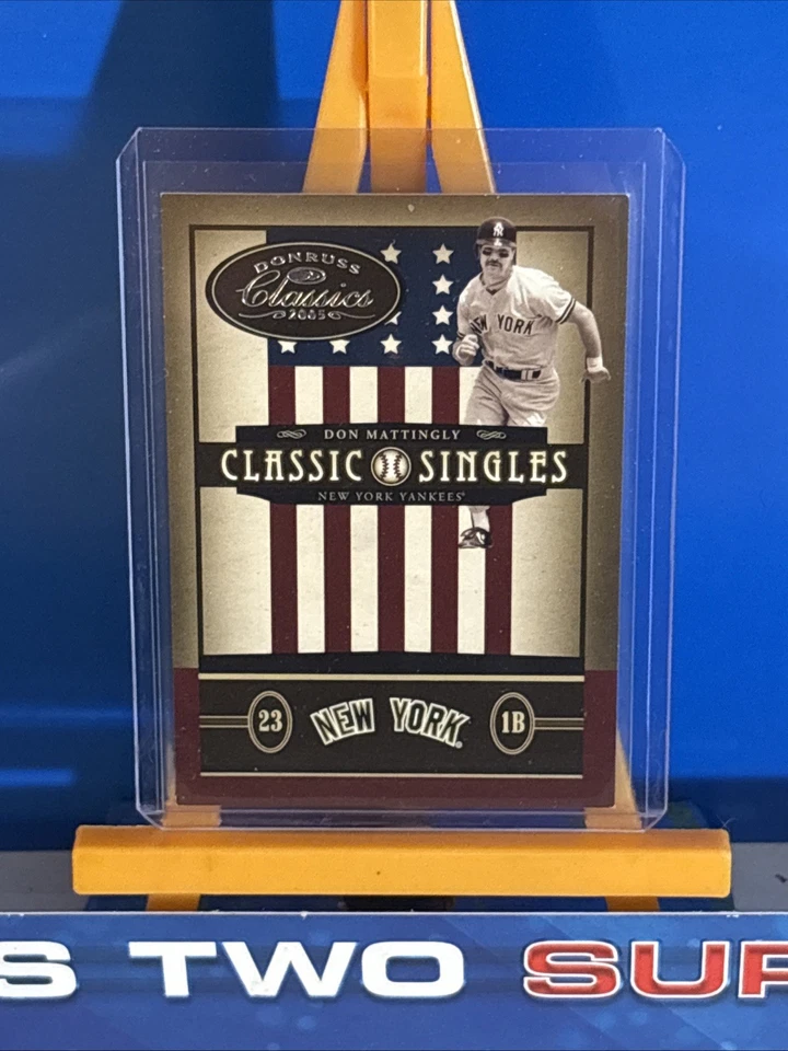 Donruss Classics Classic Singles 2005/400 Don Mattingly #CS-23 NYY SP LEGEND Foto 3 de 4