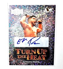 2022 Skybox Metal Universe AEW ETHAN PAGE! TURN UP THE HEAT AUTO! 1:2000 SSP