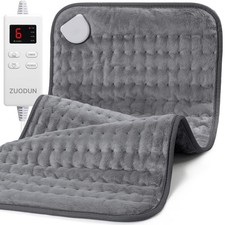 Heating Pad for Back, Neck, and Shoulder Pain Relief, Electric Heat Pad with ...
