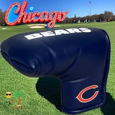 NEW! Team Golf Chicago Bears NFL Blade Putter Head Cover