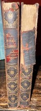 2 Antique 1843 Letters And Speeches & Past And Present By Thomas Carlyle