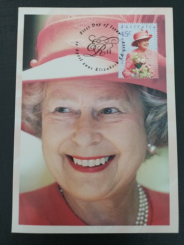 2001 Queens QEII 75 Birthday First Day Cover + Matching MAXI Postcard with Stamp - Picture 9 of 10