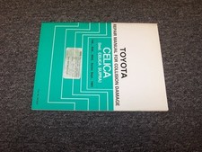 1982-1983 Toyota Celica & Supra Shop Service Collision Damage Repair Manual