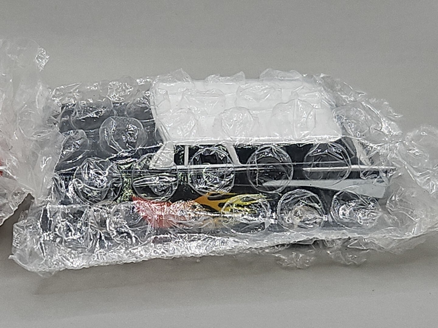 LIFE LIKE CHEVY NOMAD SLOT CAR  Black Red Flames HO New Baggie Sealed Set Of 2