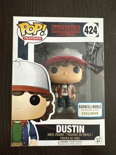 Funko Pop! Vinyl: Stranger Things - Dustin Henderson (Brown Jacket) - Barnes and