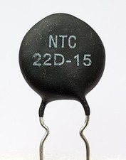 2 x NTC 22D-15 Inrush Current Limiter, Power Thermistor, 22 ohm, 3 Amp -ref:661