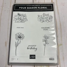 Stampin Up FOUR SEASON FLORAL Stamp Set NEW