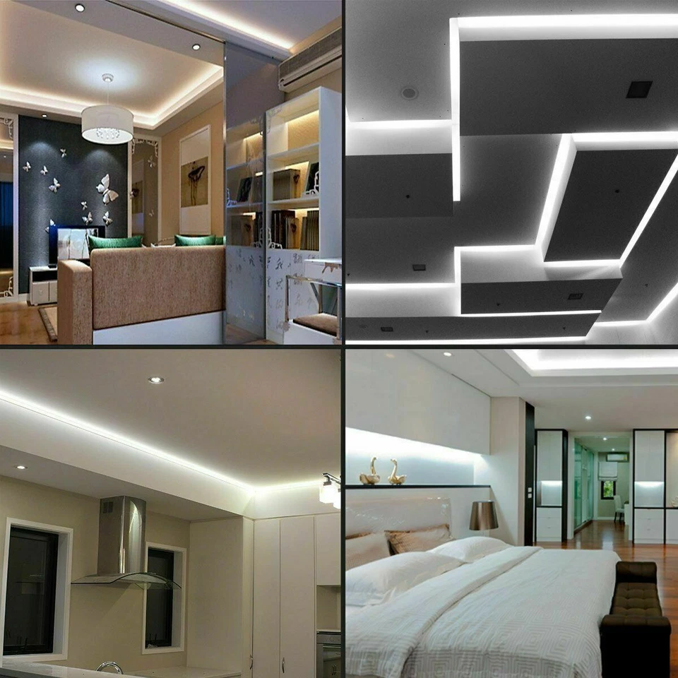 STRISCIA LED 220V SU MISURA LUCE CALDA NATURALE FREDDA RGB MULTICOLORE IP65 - Immagine 4 di 4