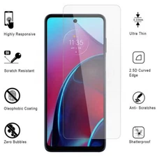 For Motorola Moto G 5G 2022 HD Clear Tempered Glass Screen Protector Film Cover