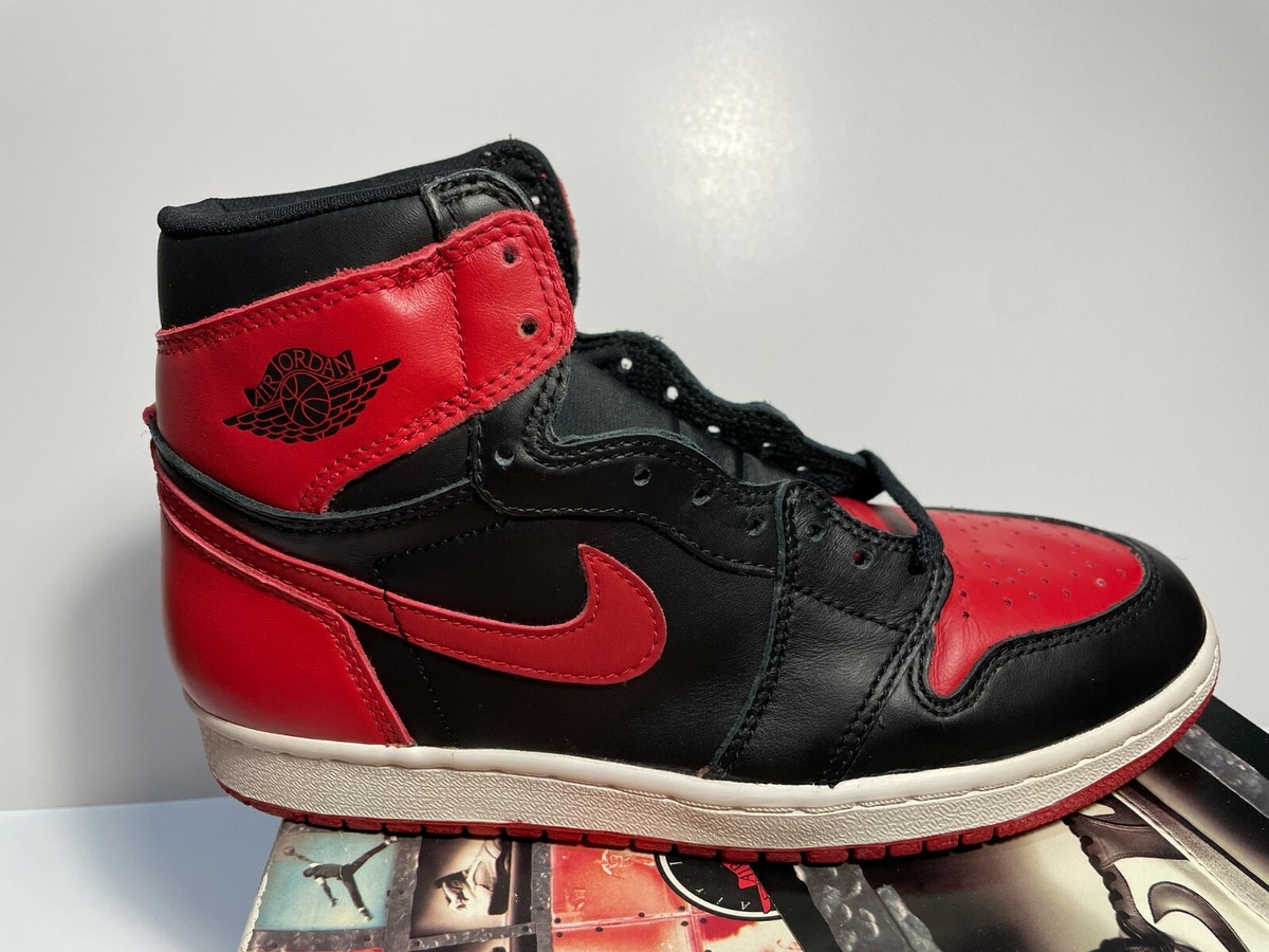 DS NEW 1994 NIKE AIR JORDAN 1 I BANNED MENS SIZE 7.5 BRED ROYAL