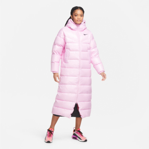 light pink parka
