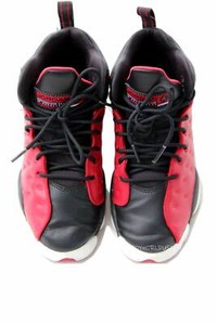 red and black team jordans