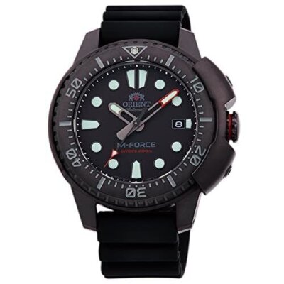 Orient Men's M-Force Automatic Black Dial Watch RA-AC0L03B00B