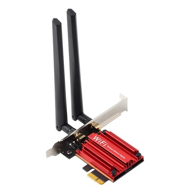 WiFi 6 PCIe Card AX1800 Dual Band 2.4GHz/5GHz BT5.2 Network Adapter for PC
