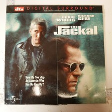 "The Jackal" DTS Digital Surround Sound Laserdisc LD - Bruce Willis Ultra Rare