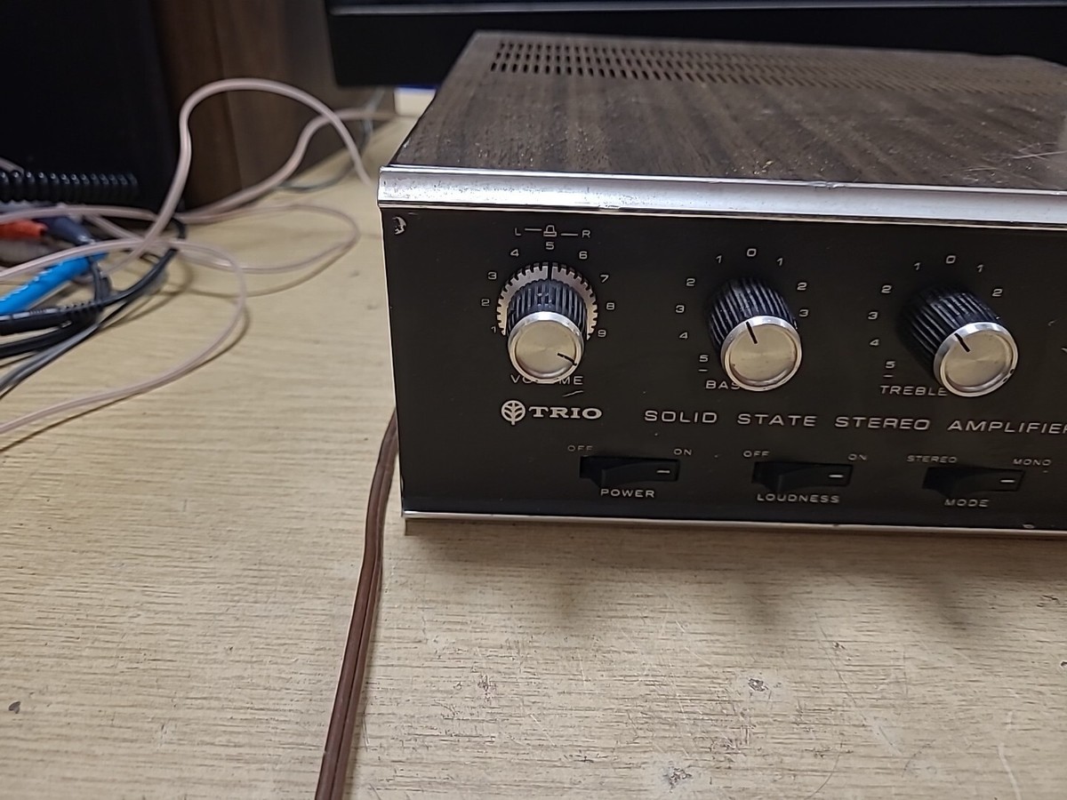 TRIO SOLID STATE STEREO AMPLIFIER アンプ TRIO SOLID STATE STEREO AMPLIFIER アンプ