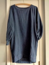 Gap French Terry Sweatshirt Tunic Dress with 2 pockets, size Small, Navy Blue