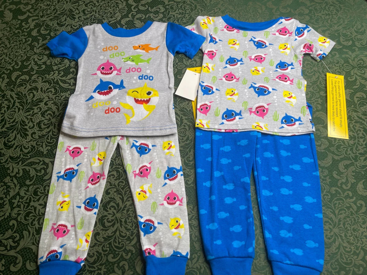 Nwt 2t 2 boys girls pinkfong baby shark Pajamas spring summer fall easter july 4