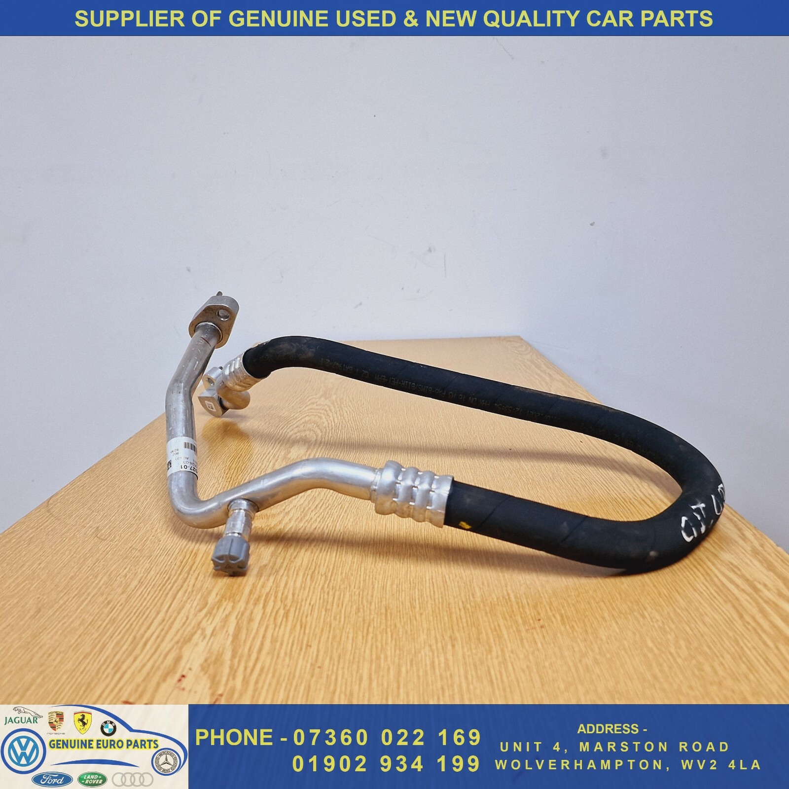 8485064 AIR CONDITIONING PIPES / 645316366711 / 4239505 FOR BMW 
