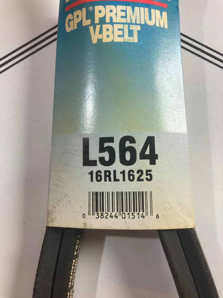 DAYCO #L564 GPL PREMIUM V-BELT 16RL1625 NOS Made in the USA - Image 2 of 4