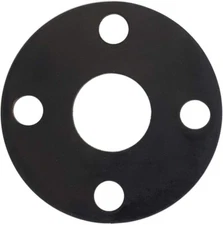 (10 Pack) 3 Inch Pipe Size Neoprene Flange Gaskets, Full Face,1/8 Thick 150#