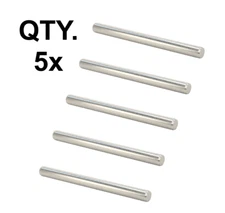 Stainless Steel 316 Dowel Pins 5 mm Diameter Dowel Rod - 59mm Length - QTY. 5x