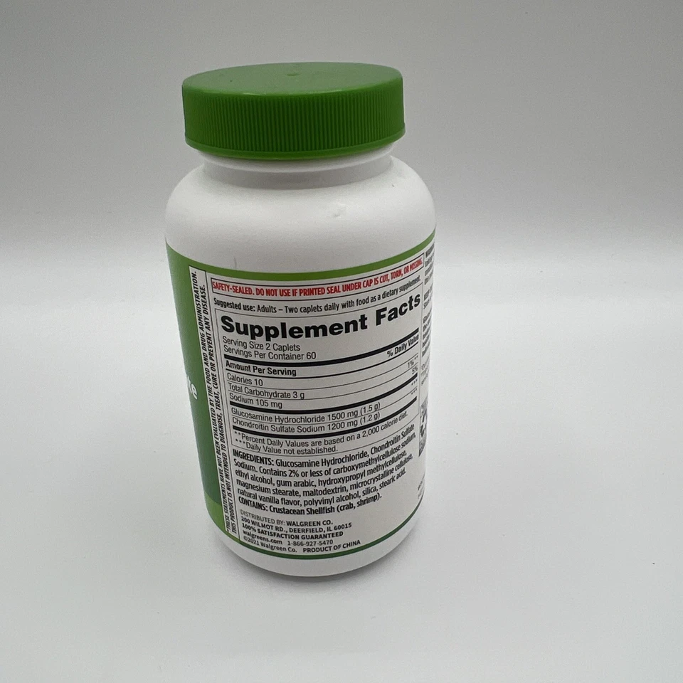 Walgreens Triple Fuerza Glucosamina HCl Condroitina Sulfato Salud Articular 2 PK Foto 4 de 4