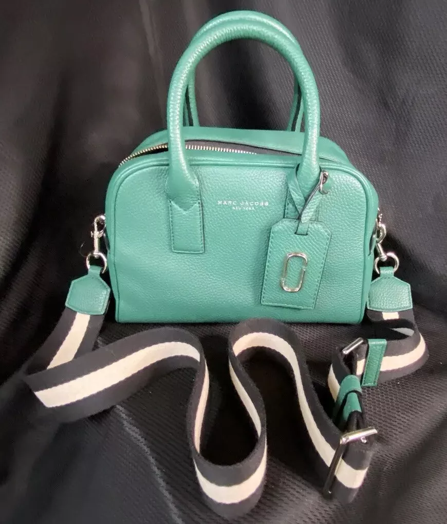 MARC JACOBS M0008282 GOTHAM SMALL BAULETTO 2Way Hand Bag GREEN NEW