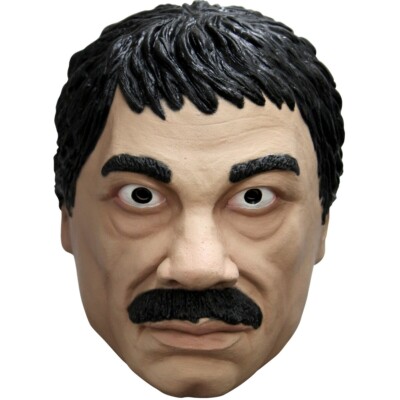 Ghoulish Productions El Capo Adult Latex Head Mask Celebrity Lookalike